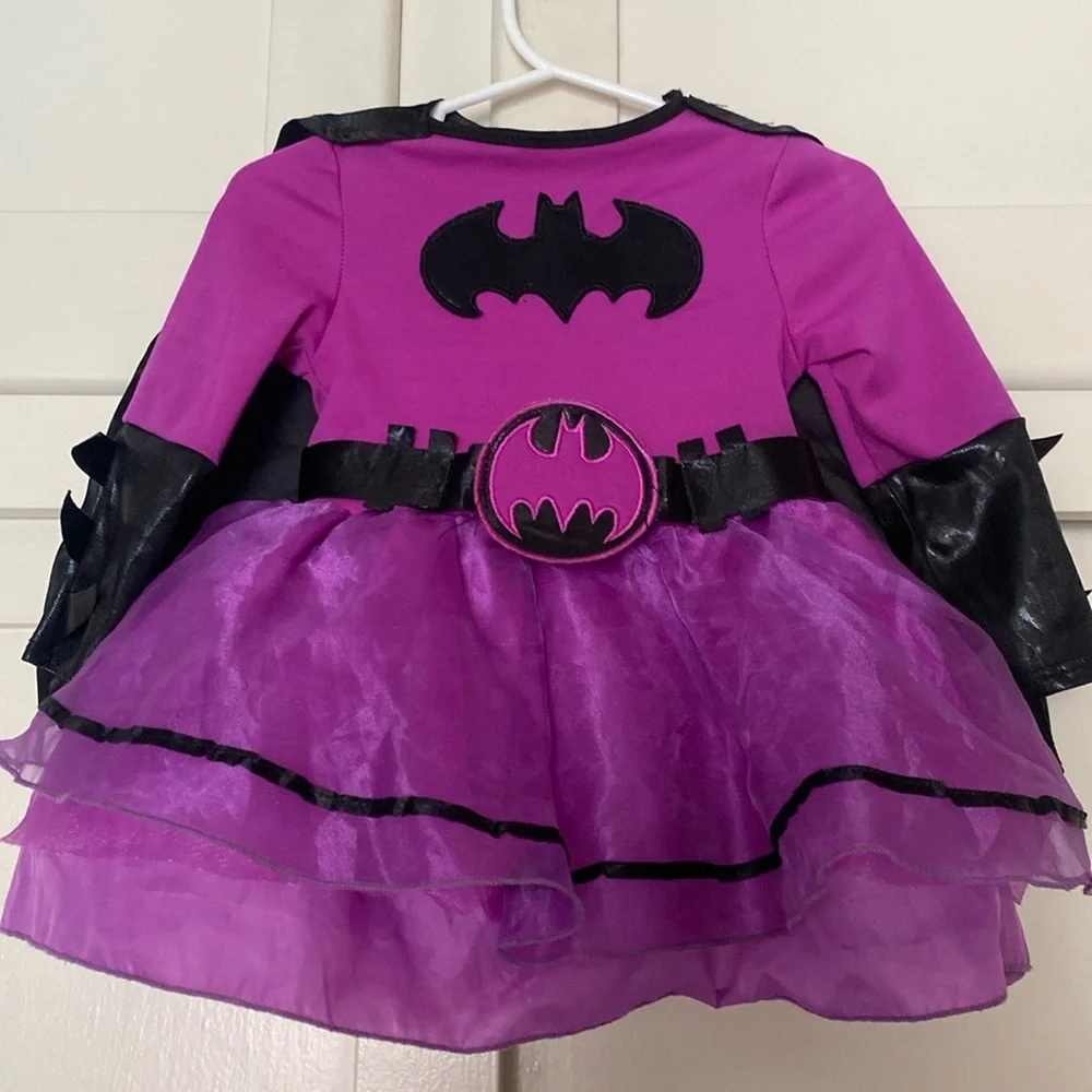 DC Comics Purple and Black Girls Batgirl Tutu Costume